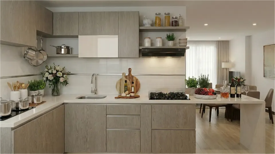 Vista Frontal Cocina